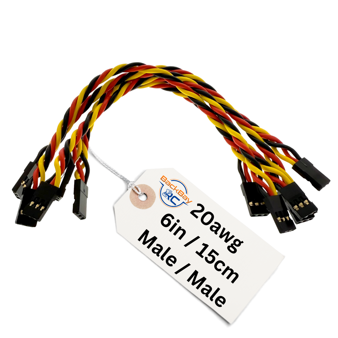 20awg Male/Male Servo Extensions