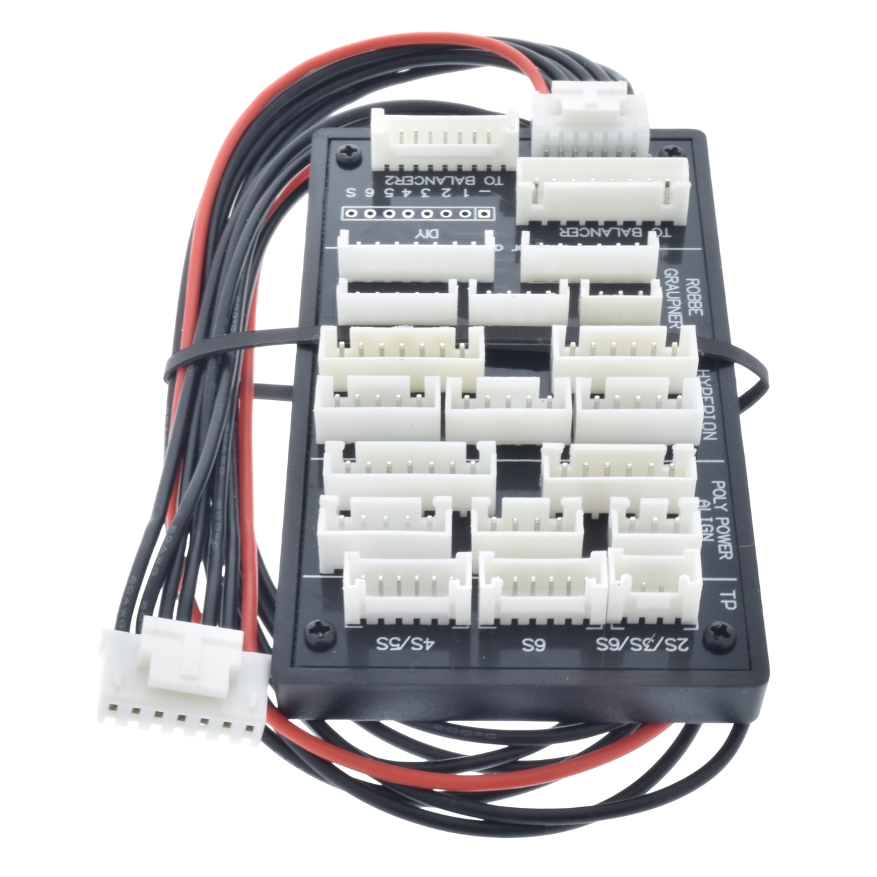 JST-XH / ThunderPower / PQ / EH 2S - 6S Balance Board with PolyQuest/Hyperion Adapter