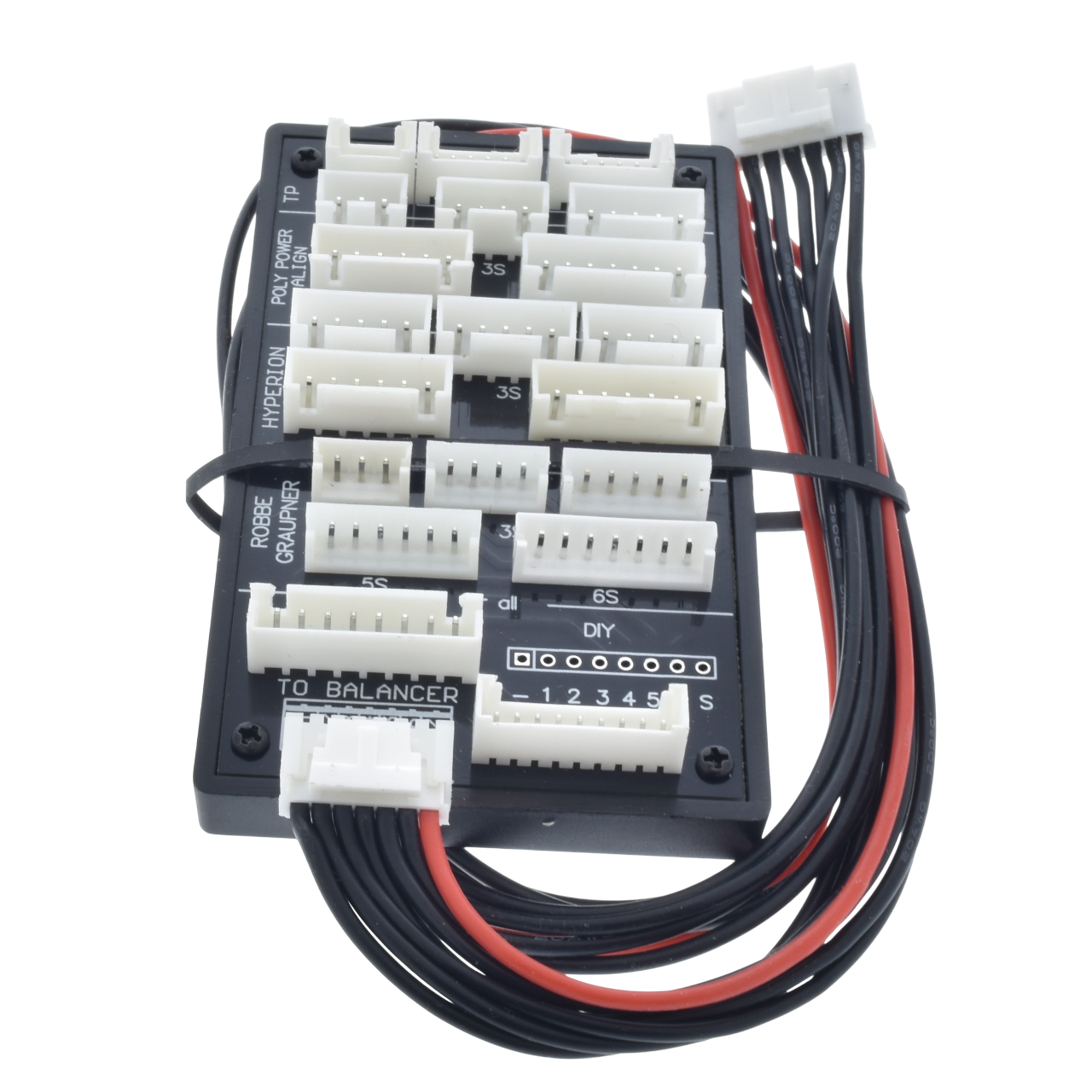 JST-XH / ThunderPower / PQ / EH 2S - 6S Balance Board with PolyQuest/Hyperion Adapter