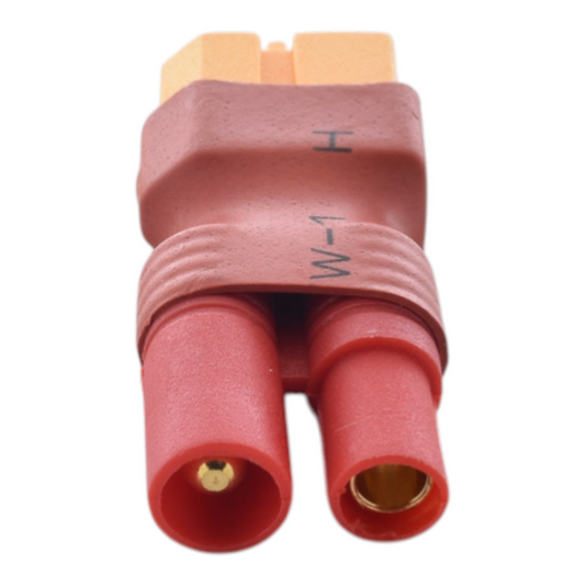 No Wires Adapter: HXT 3.5MM Male Bullet to Female XT60 - Hyperion / Walkera Lipo