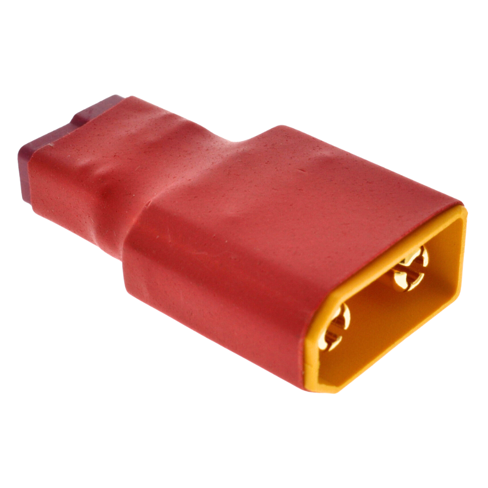 OliRC Lot de 2 adaptateurs mâle Deans T vers femelle XT90 XT-90 (C101-2 OliRC Lot de 2 adaptateurs mâle Deans T vers femelle XT90 XT-90 (C101-2
