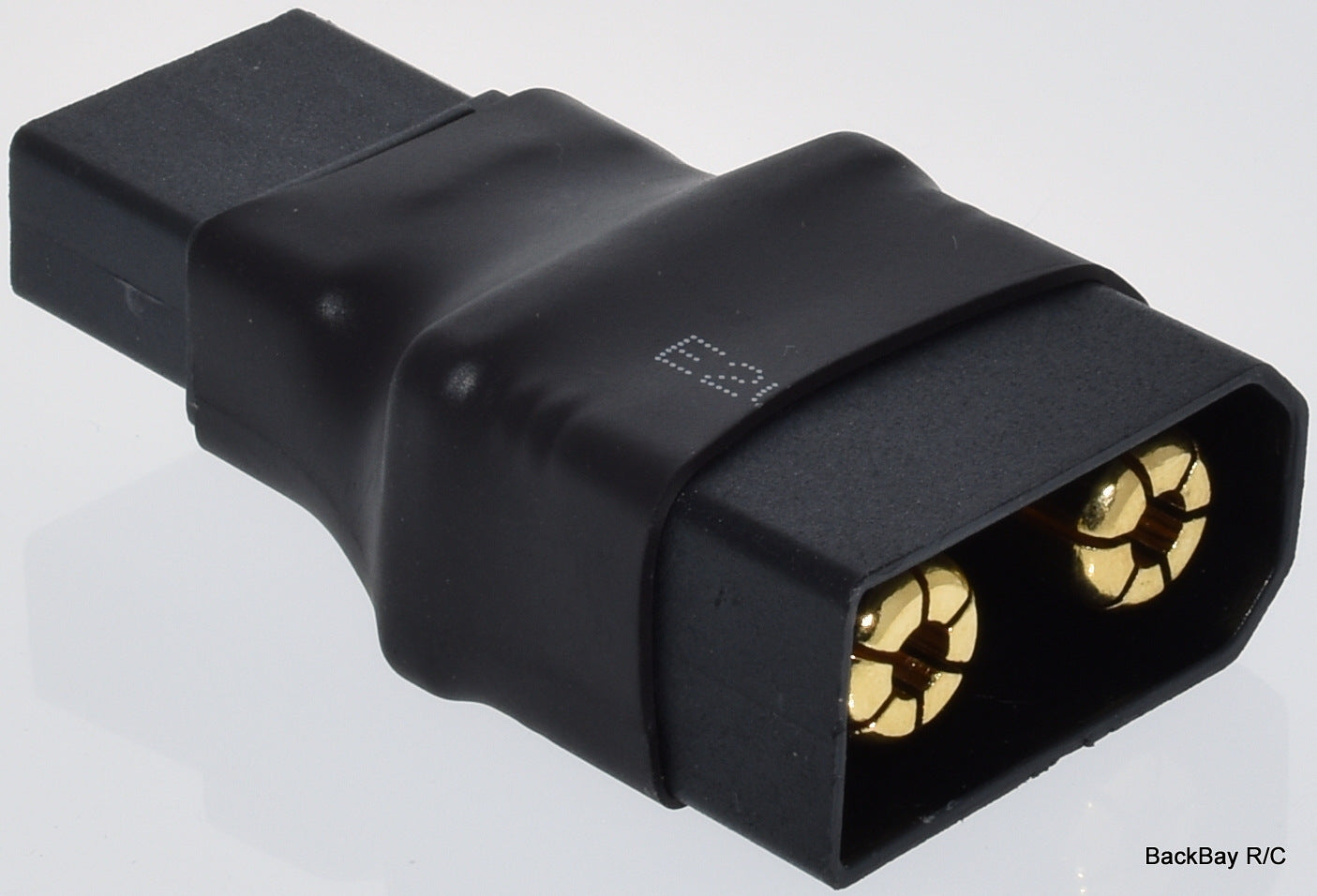 QS8-S Male to Female XT90 Adapter - All Black - No Wires Adapter