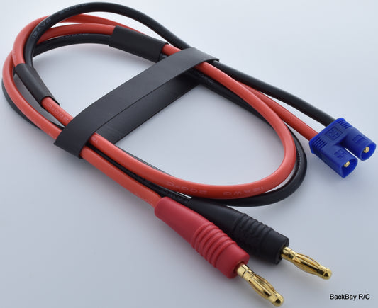 EC3 Male To 4mm Bullet Charger Adapter - 30CM / 45CM / 60CM - 12awg