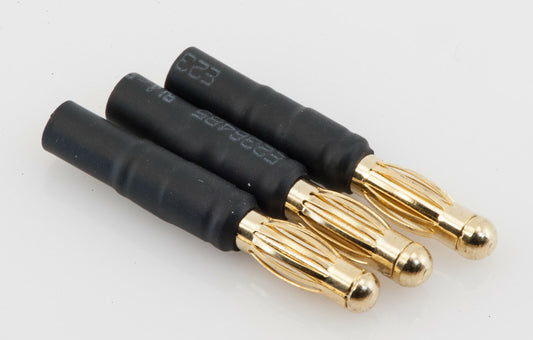 No Wires: (3) 4MM Male to 3.5MM Female Bullet Plug Adapter for ESC / Motor Wires