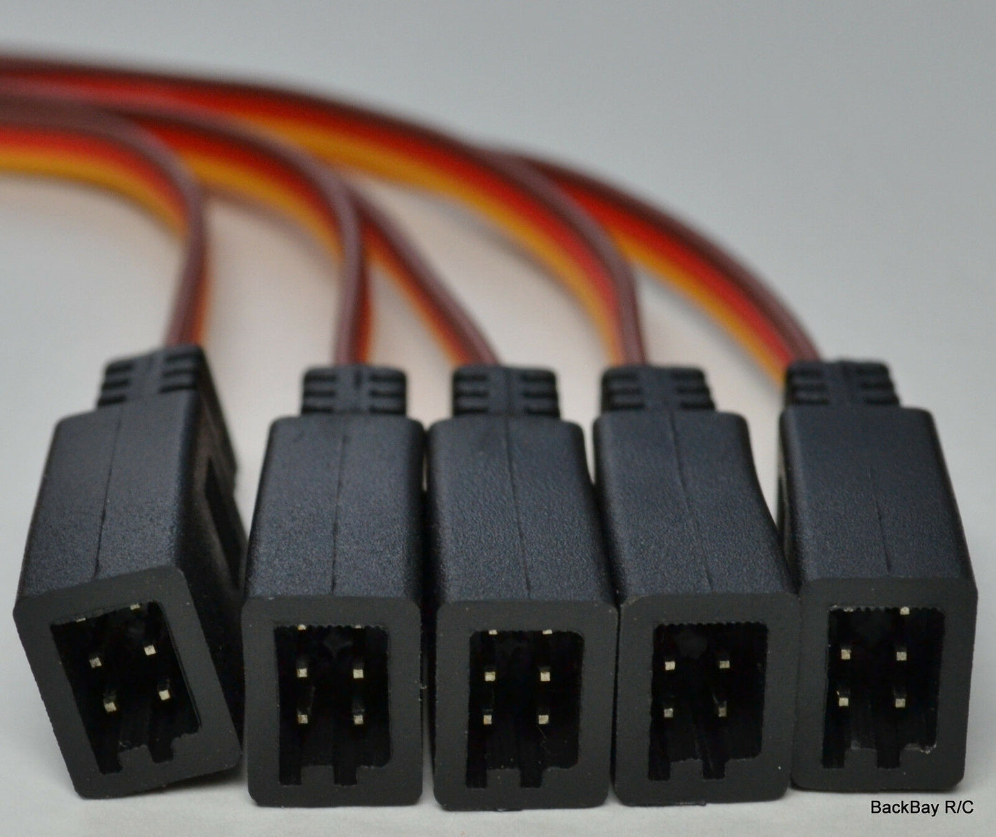 (5) JR/Hitec Compact Y Servo Extension Leads / Splitters with 30CM 22awg Wire
