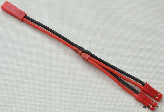 2X JST Lipo Splitter / Parallel Adapter - 10CM 20awg Wire