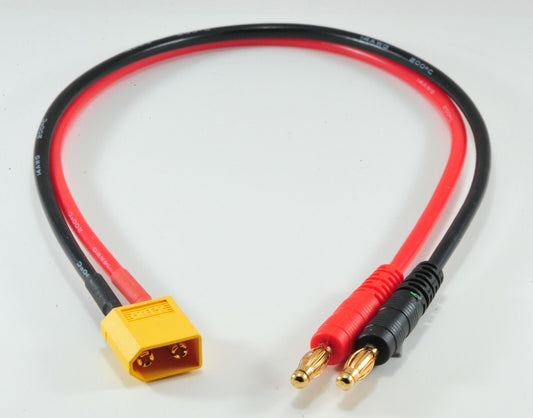 XT60 Male To 4mm Bullet - 30CM 14awg