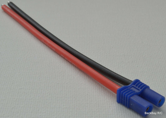 EC2 Female - 10CM 16awg Silicon Wire