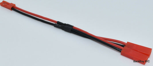 JST Lipo 2 to 1 Concentrator / Parallel Adapter - 10CM 20awg Wire