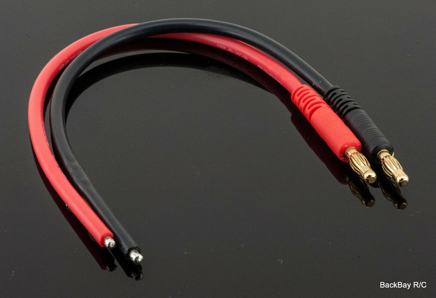12awg Wire To 4mm Bullet - Build Your Own Charger Adapter - 45CM / 60CM