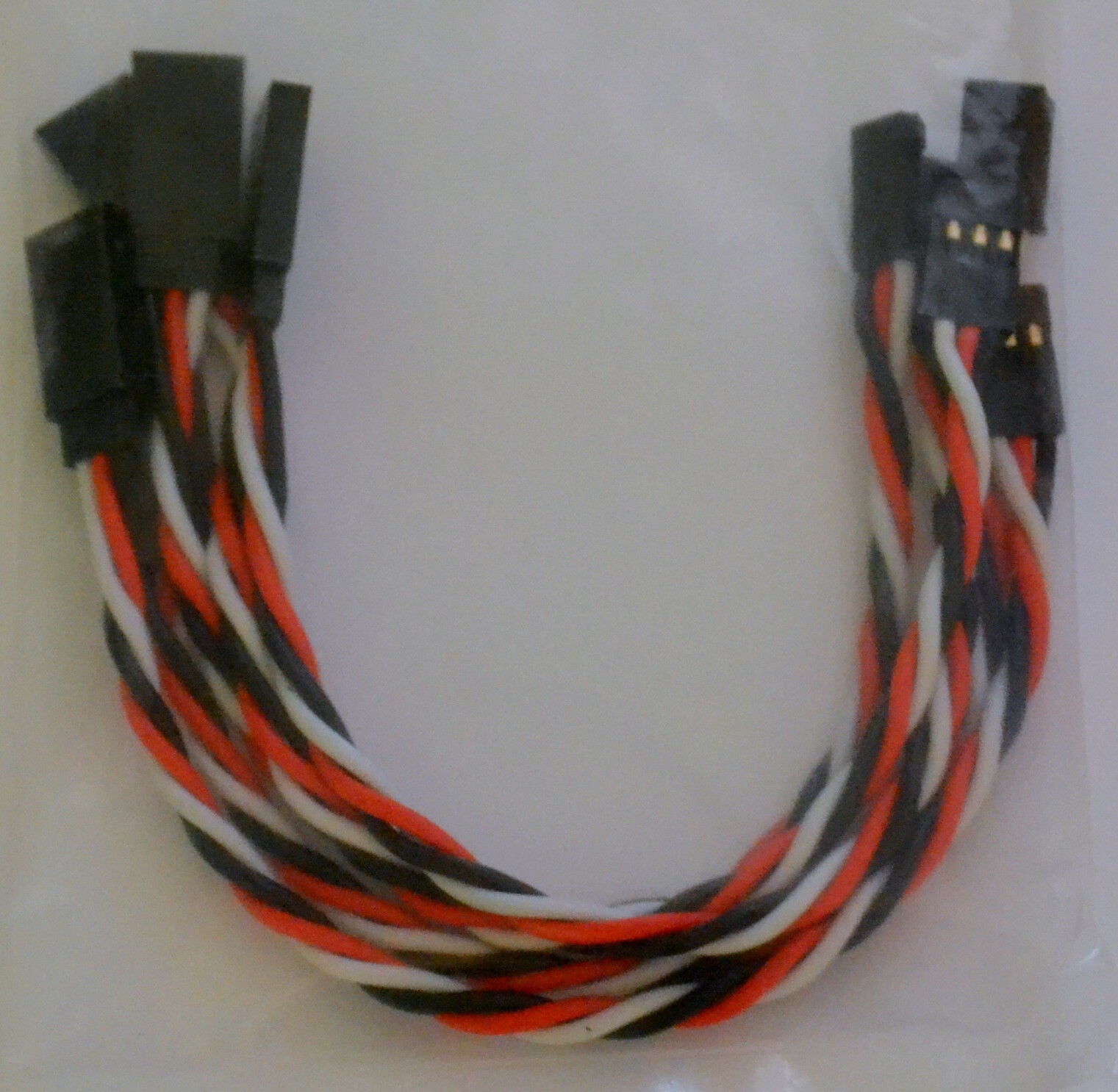 Futaba Servo Extension Leads with Heavy Duty Twisted 20awg Wire 15CM