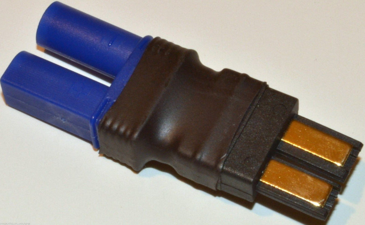 Male TRX to EC5 Female No Wires Lipo Battery Adapter