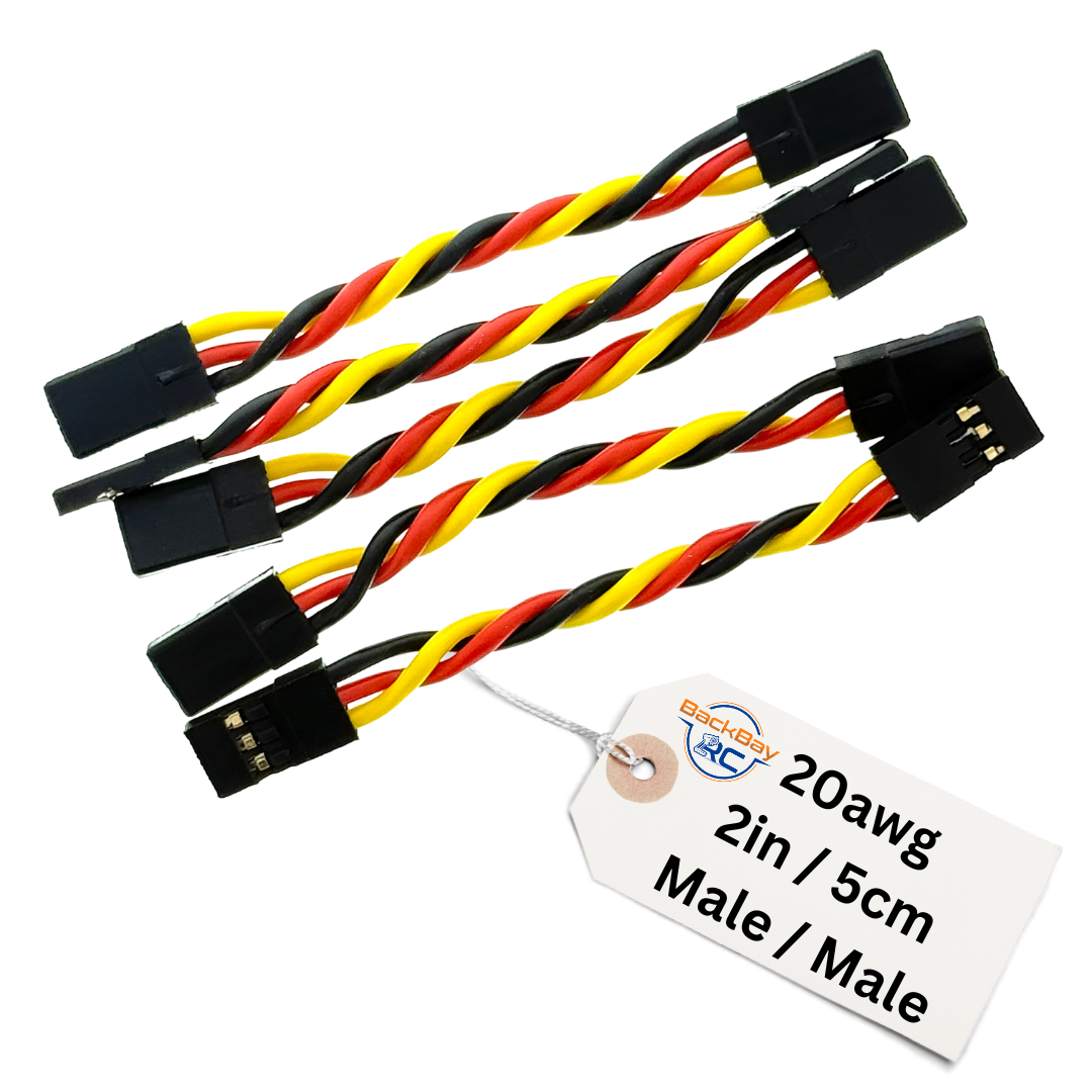 20awg Male/Male Servo Extensions