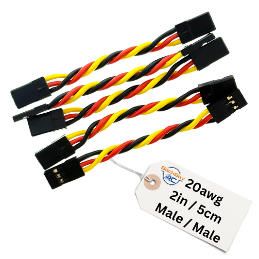 20awg Male/Male Servo Extensions
