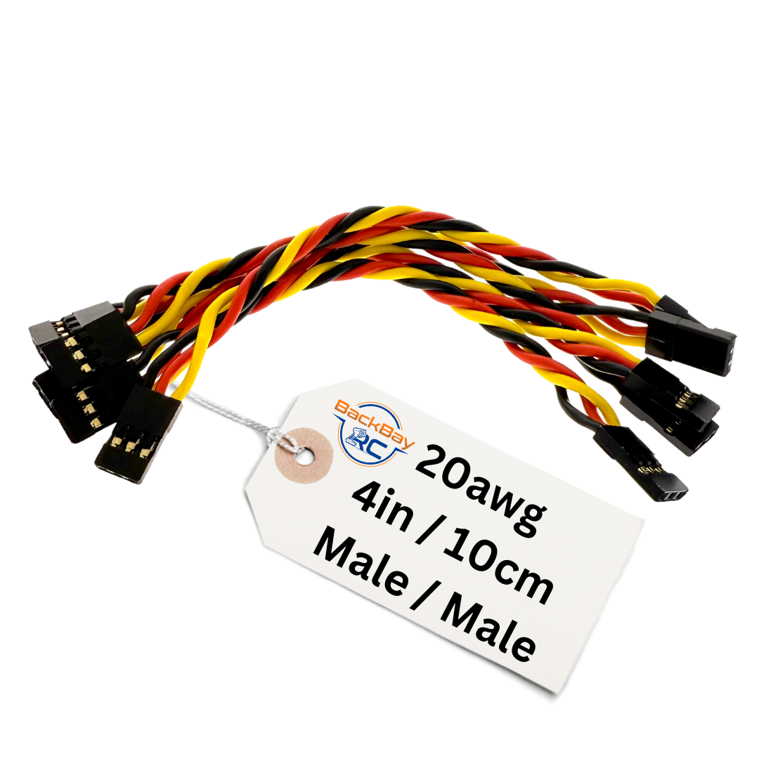 20awg Male/Male Servo Extensions