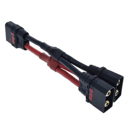 Ultra Duty: QS8 Parallel (2 Male / 1 Female) Lipo Adapter with 10CM 8awg Wire