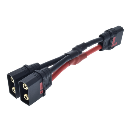 Ultra Duty: QS8 Parallel (2 Male / 1 Female) Lipo Adapter with 10CM 8awg Wire