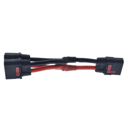 Ultra Duty: QS8 Parallel (2 Male / 1 Female) Lipo Adapter with 10CM 8awg Wire