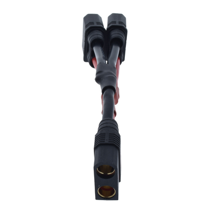 Ultra Duty: QS8 Parallel (2 Male / 1 Female) Lipo Adapter with 10CM 8awg Wire