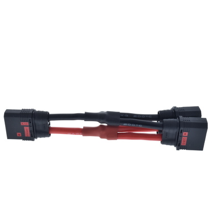 Ultra Duty: QS8 Parallel (2 Male / 1 Female) Lipo Adapter with 10CM 8awg Wire