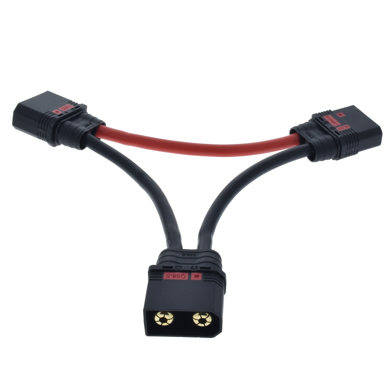 QS8 Series / Serial Lipo Connector with 10cm 8awg Wire