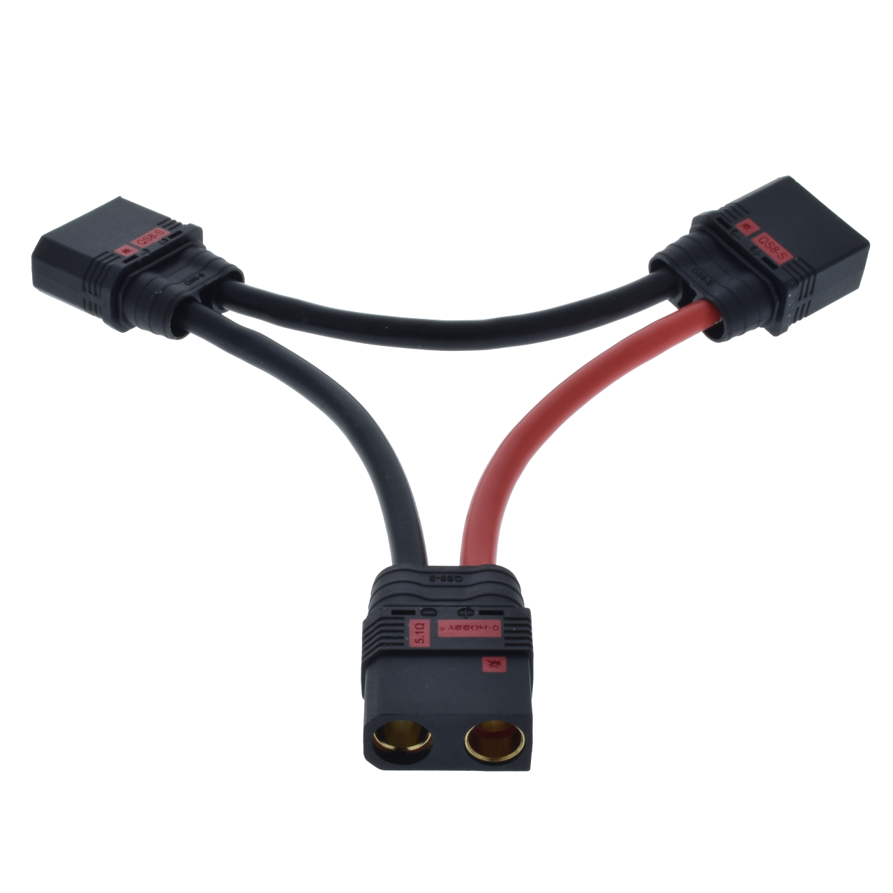 QS8 Series / Serial Lipo Connector with 10cm 8awg Wire