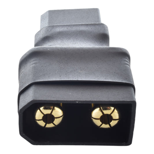 QS8-S Male to Female XT90 Adapter - All Black - No Wires Adapter