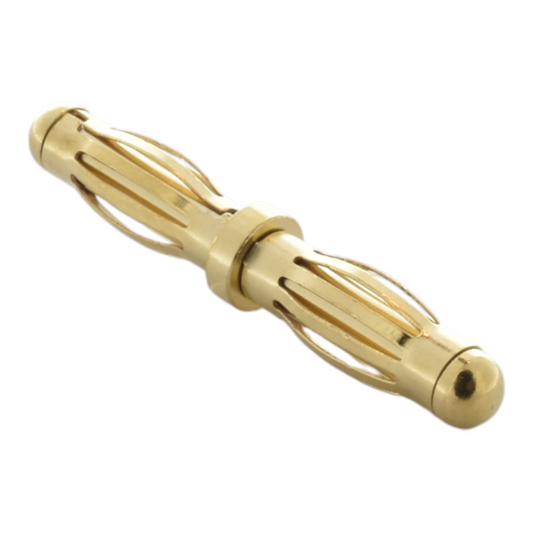No Wires: (1) 4MM Male to 4MM Male Bullet (Banana) Plug Adapter