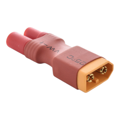 Super Tigre Adapter: XT60 Male to Female 3.5MM Bullets - No Wire
