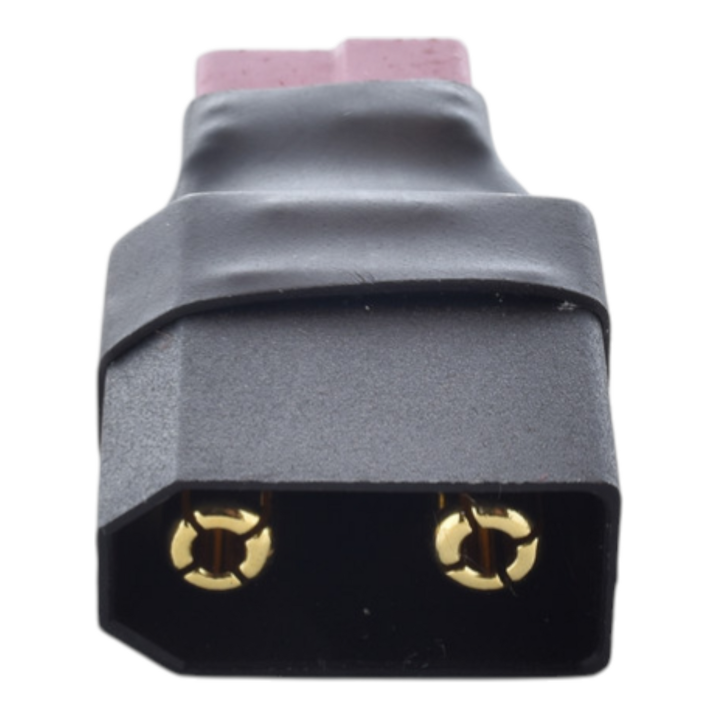 Black XT90 / XT-90 Male to Female T-Plug (Deans Style) No Wires Adapter