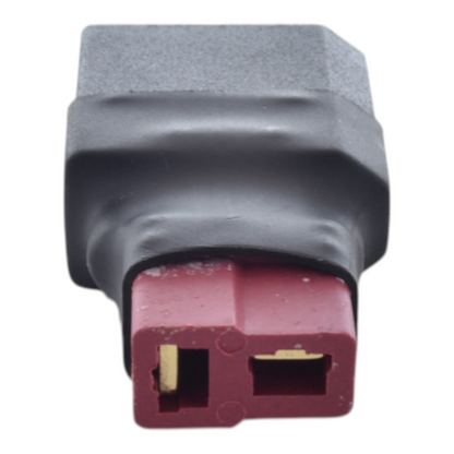 Black XT90 / XT-90 Male to Female T-Plug (Deans Style) No Wires Adapter