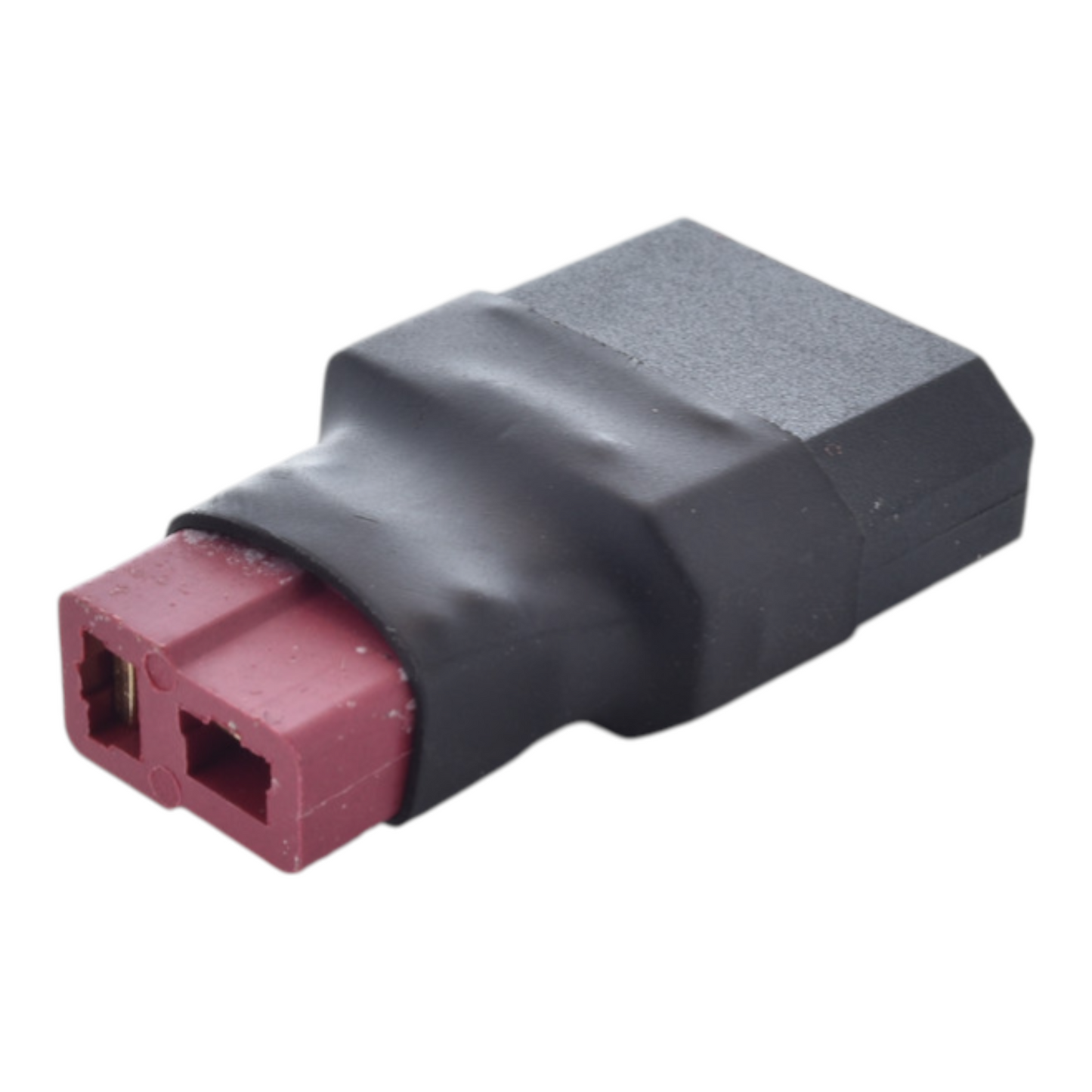 Black XT90 / XT-90 Male to Female T-Plug (Deans Style) No Wires Adapter