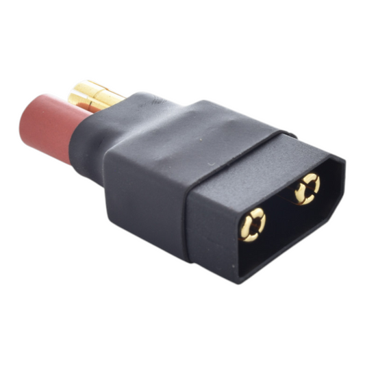 Black XT90 Male to 5.5MM Bullets - No Wires Connector