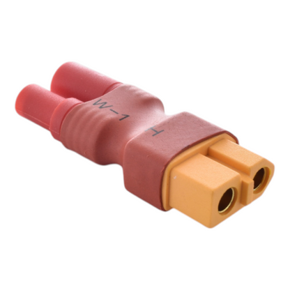 No Wires Adapter: HXT 3.5MM Male Bullet to Female XT60 - Hyperion / Walkera Lipo