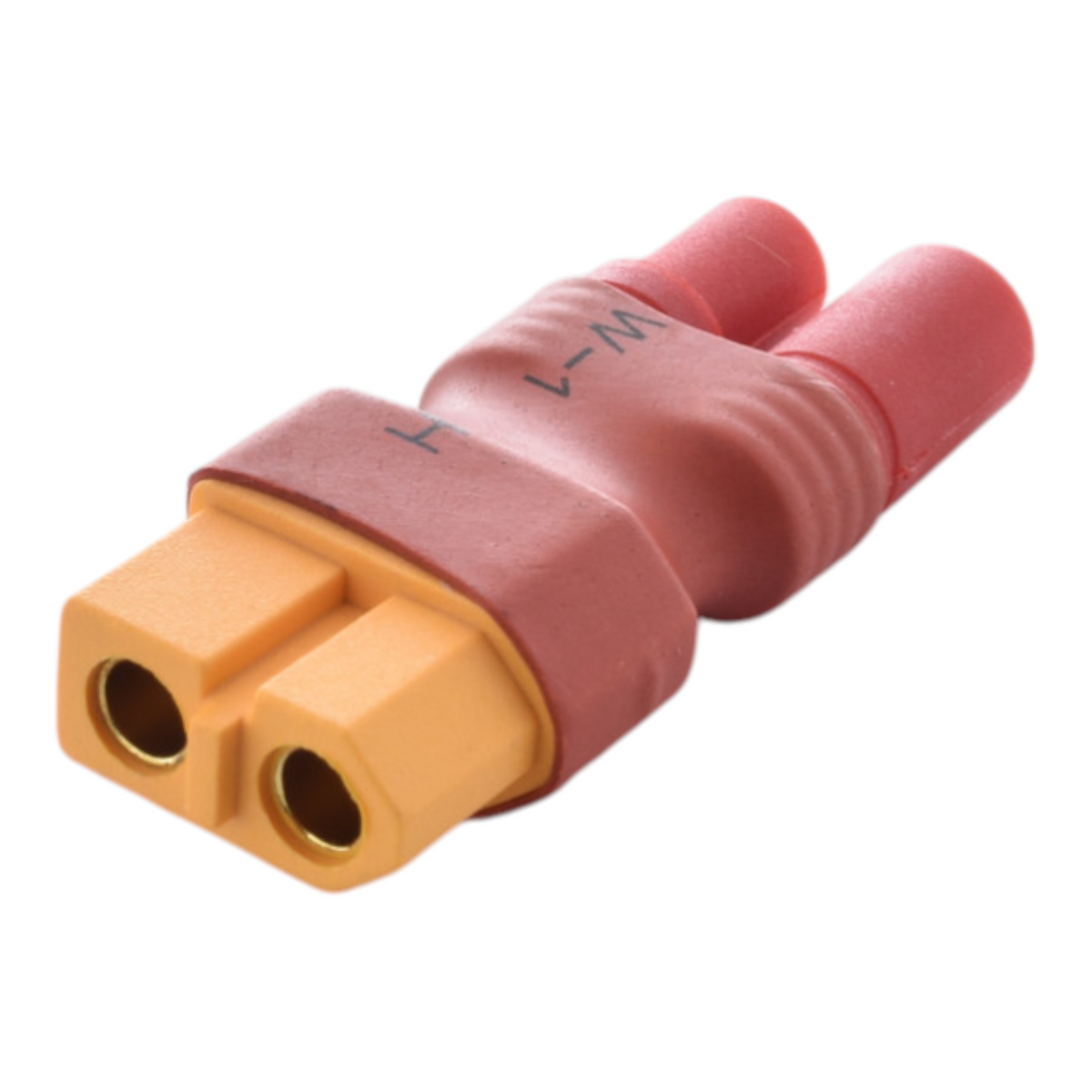 No Wires Adapter: HXT 3.5MM Male Bullet to Female XT60 - Hyperion / Walkera Lipo