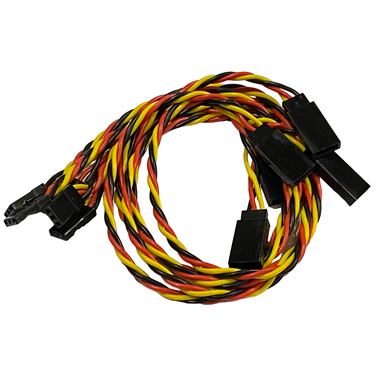 JR / Hitec Servo Extension Leads with Twisted 22awg Wire - 6 Lengths