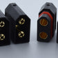 (5) Black Male / Female Pair XT60W Waterproof Connectors Plugs - Genuine AMASS