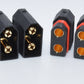 (5) Black Male / Female Pair XT60W Waterproof Connectors Plugs - Genuine AMASS