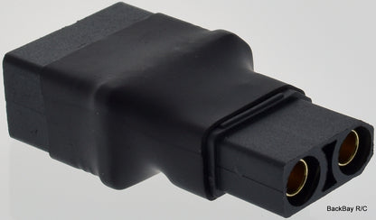 QS8-S Male to Female XT90 Adapter - All Black - No Wires Adapter