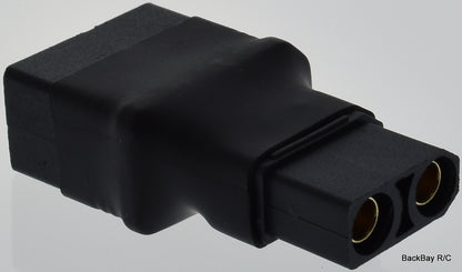 QS8-S Male to Female XT90 Adapter - All Black - No Wires Adapter