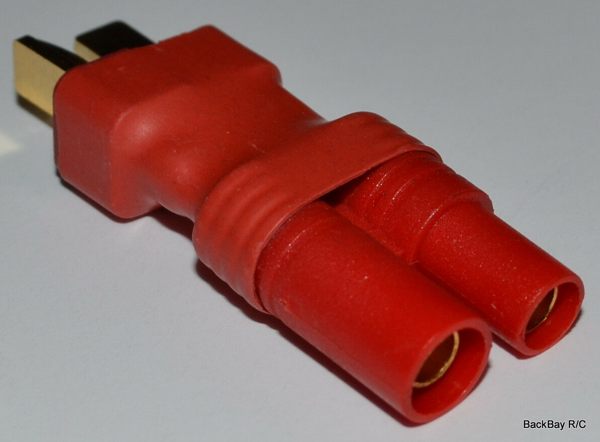 Super Tigre Adapter: T-Plug Male to Female 3.5MM Bullets - No Wire