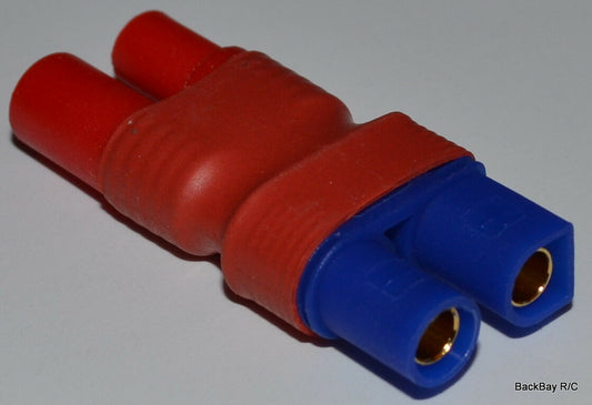 Super Tigre Adapter: 3.5MM Bullets Male to Female EC3 - No Wire