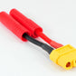 HXT 4MM Male to Female XT60 - 3CM / 14awg Wire