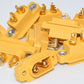 (10) AMASS Yellow Male XT60E-M - Panel Mount Connector - Drone with XT60
