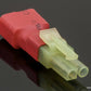 Mini-Tamiya Male to Female T-Plug Adapter - No Wires Adapter