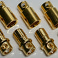5 Male / 5 Female HXT 8MM Sprung Gold Bullet Connector Plugs - 170+ Amps