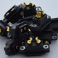 (10) AMASS Black Male XT60EW-M - Panel Mount Connector - Drone with XT60