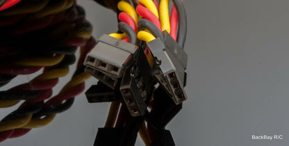 JR / Hitec Servo Extension Leads with Heavy Duty Twisted 20awg Wire - 8 Lengths