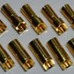 5 Male / 5 Female Polymax 5.5MM Gold Plated Bullet Connector Plugs - 100+ Amps