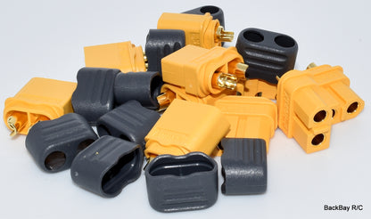 5 Male / Female Pair AMASS XT60H / XT-60 Connectors Plugs - No Heat Shrink